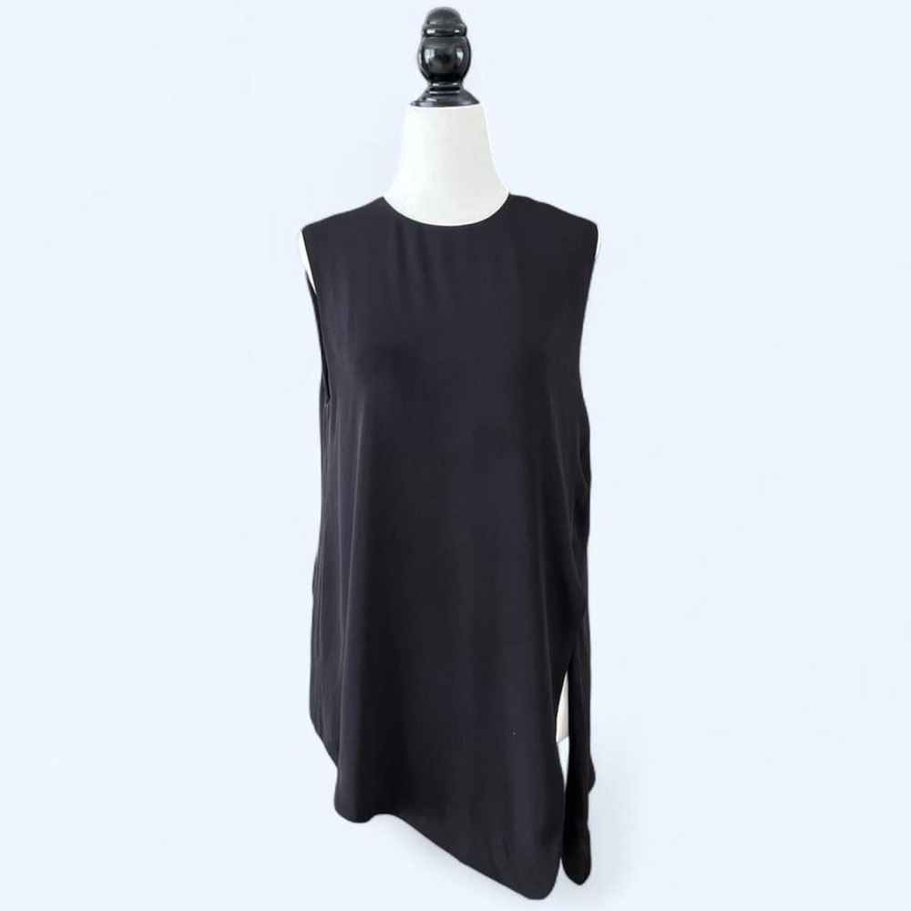 Aritzia Babaton Womens Black Whimsigoth Minimalist Lagenlook Blouse Small